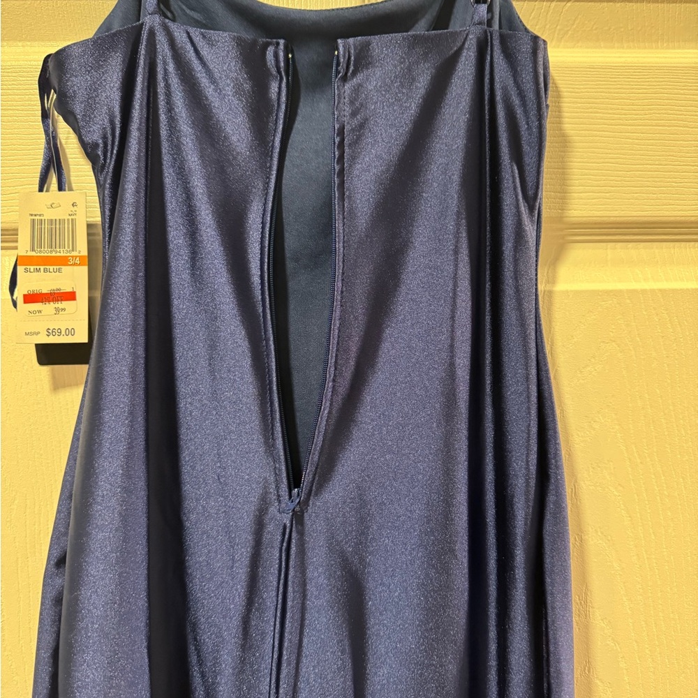 City Studio Navy Dress with Beaded Detail size juniors 3/4 NWT - Picture 9 of 10